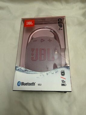 JBL Clip 4 Portable Bluetooth Speaker - Rose Pink